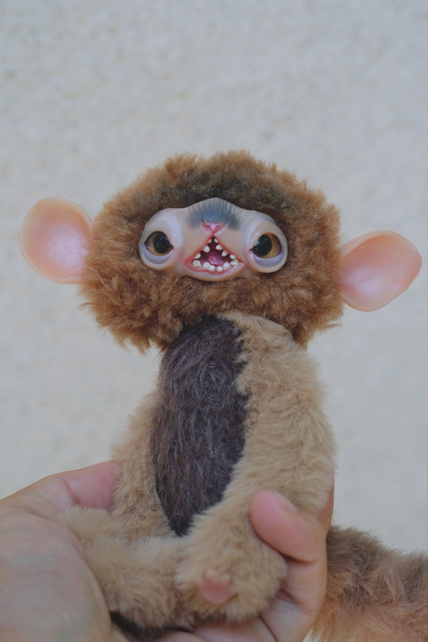 Beige Lemur Monkey