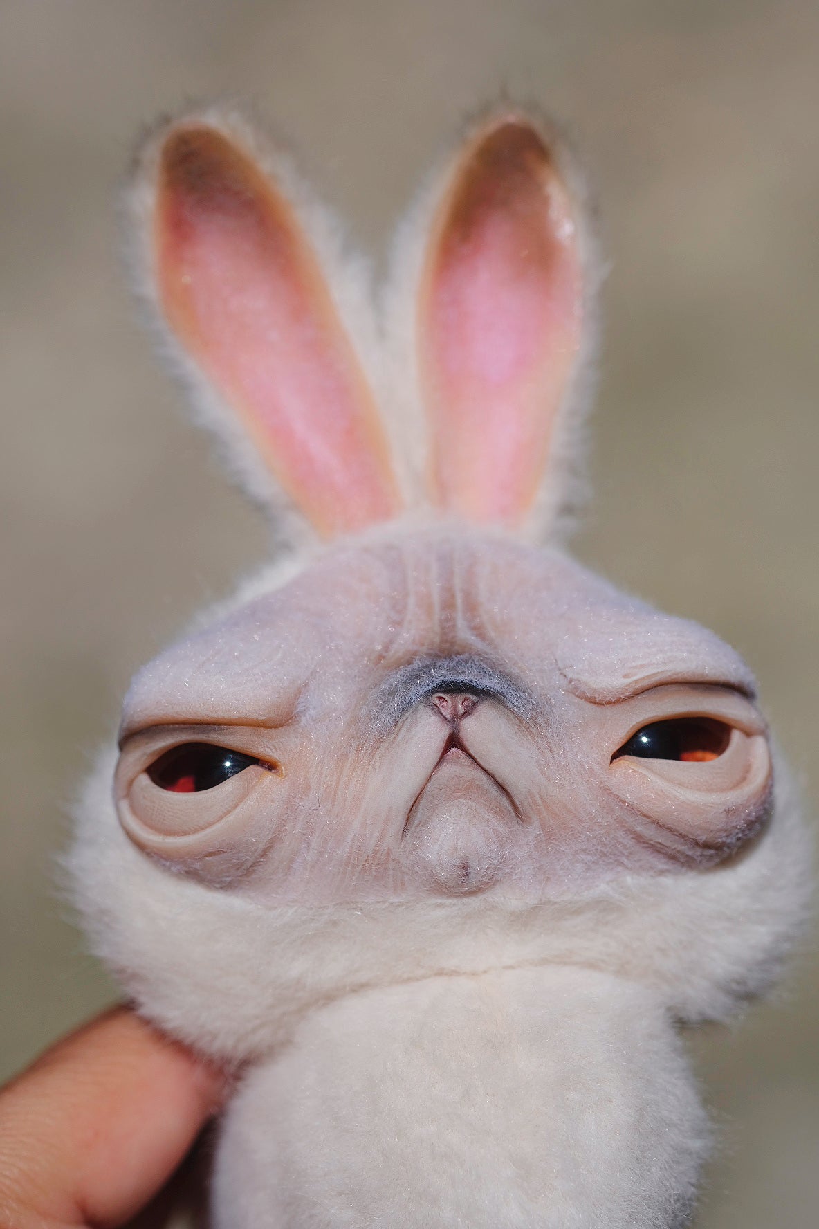 Grumpy Kitty Bunny