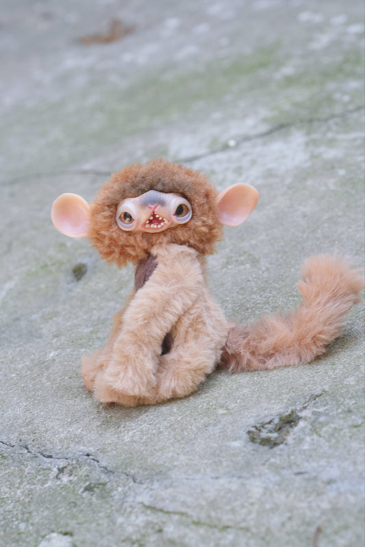 Beige Lemur Monkey