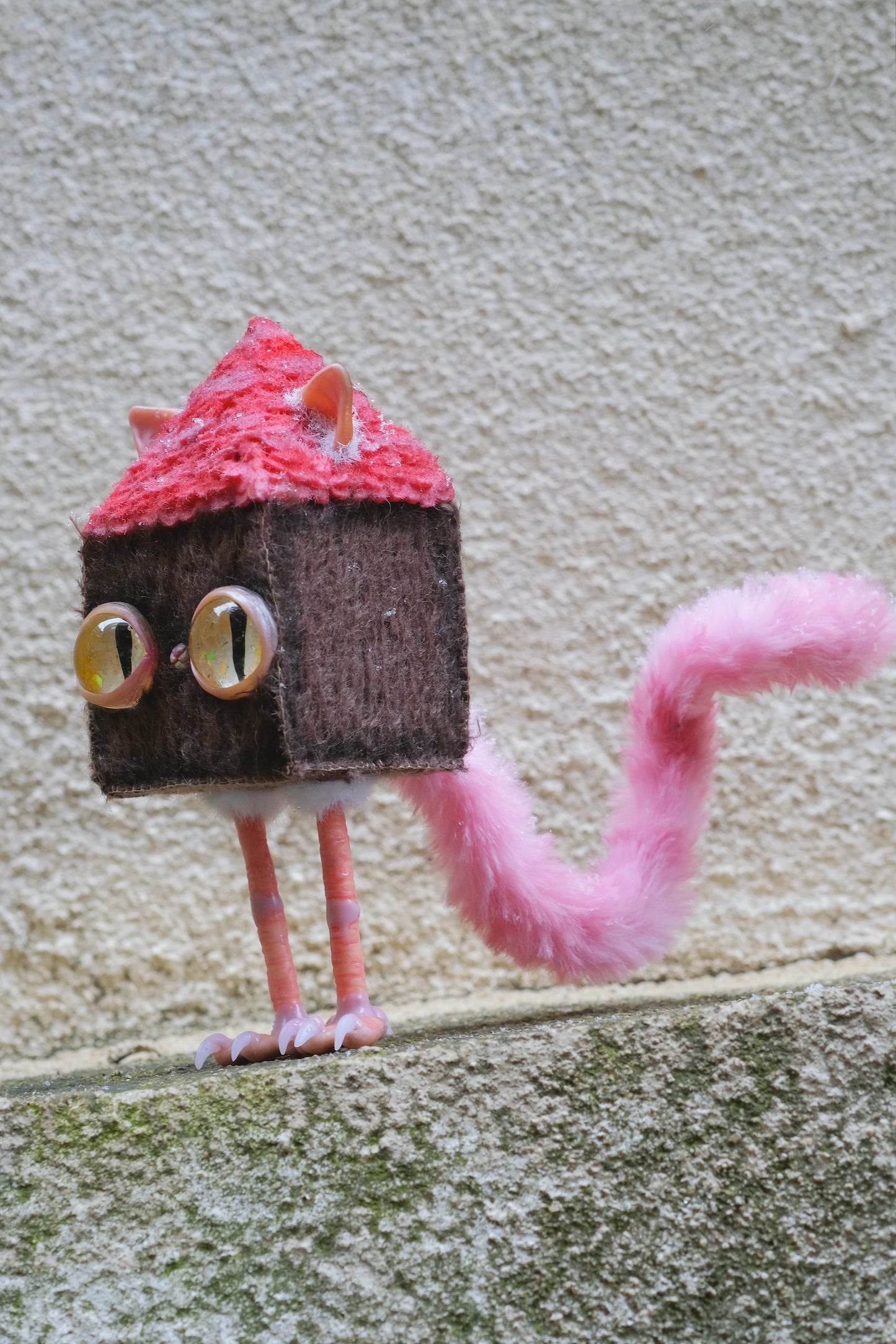 Kitty House with Bird Legs