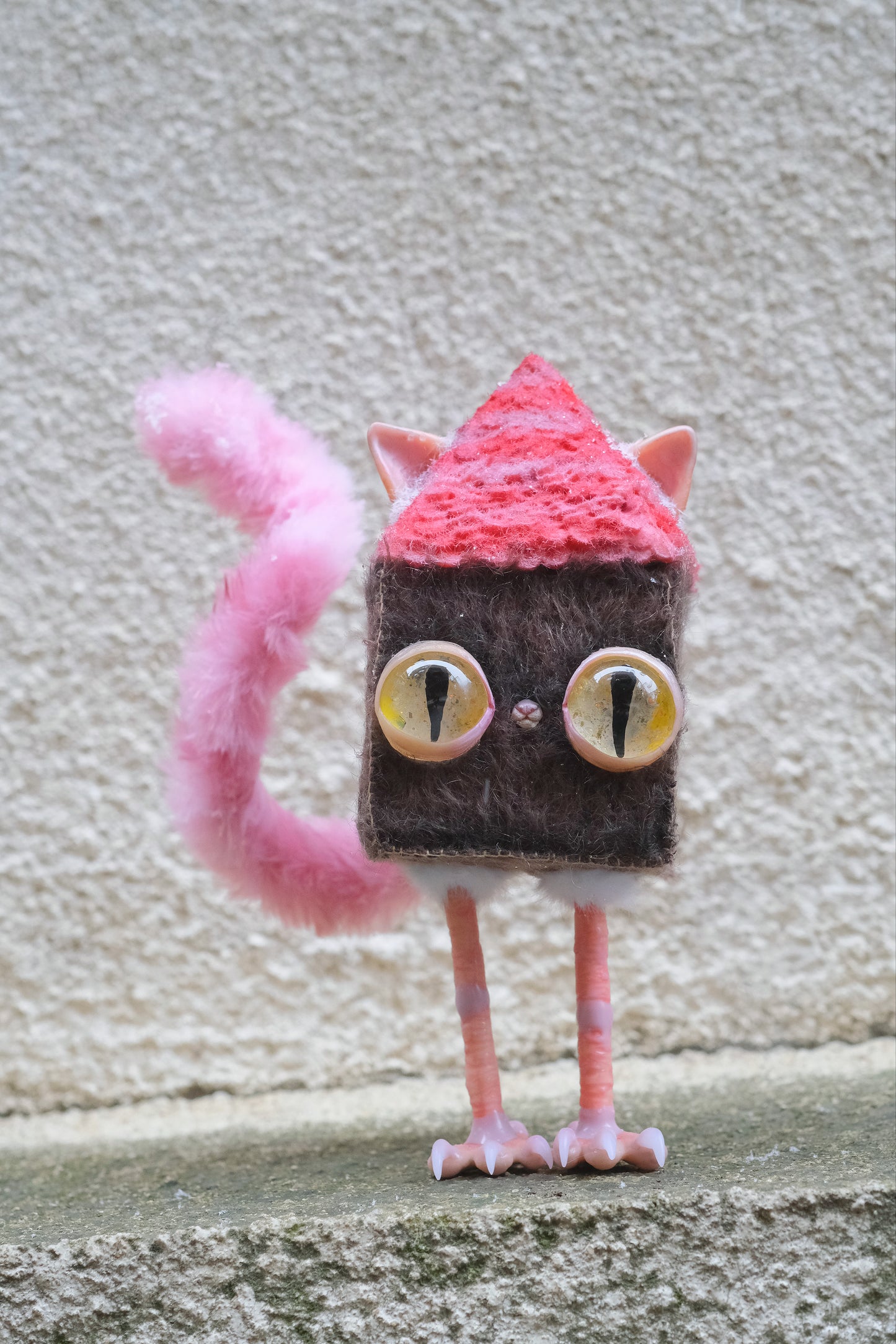 Kitty House with Bird Legs